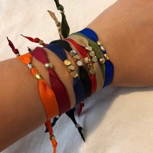 Ribbon bracelets